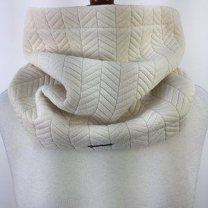 Prana Cream Chevron Cowl Neck Scarf